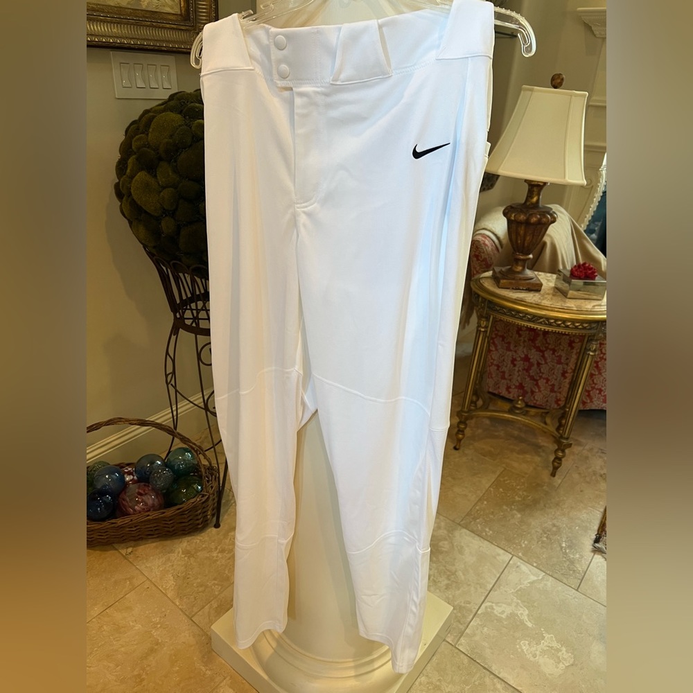Men’s Nike White Baseball Pants - New with Tags -
